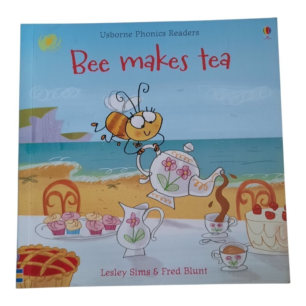 Usborne Phonics Readers: Bee Makes Tea - Colorful Children's Book